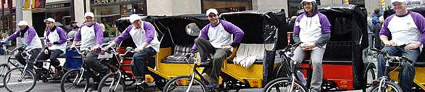 Transporte: Bicicleta Taxi